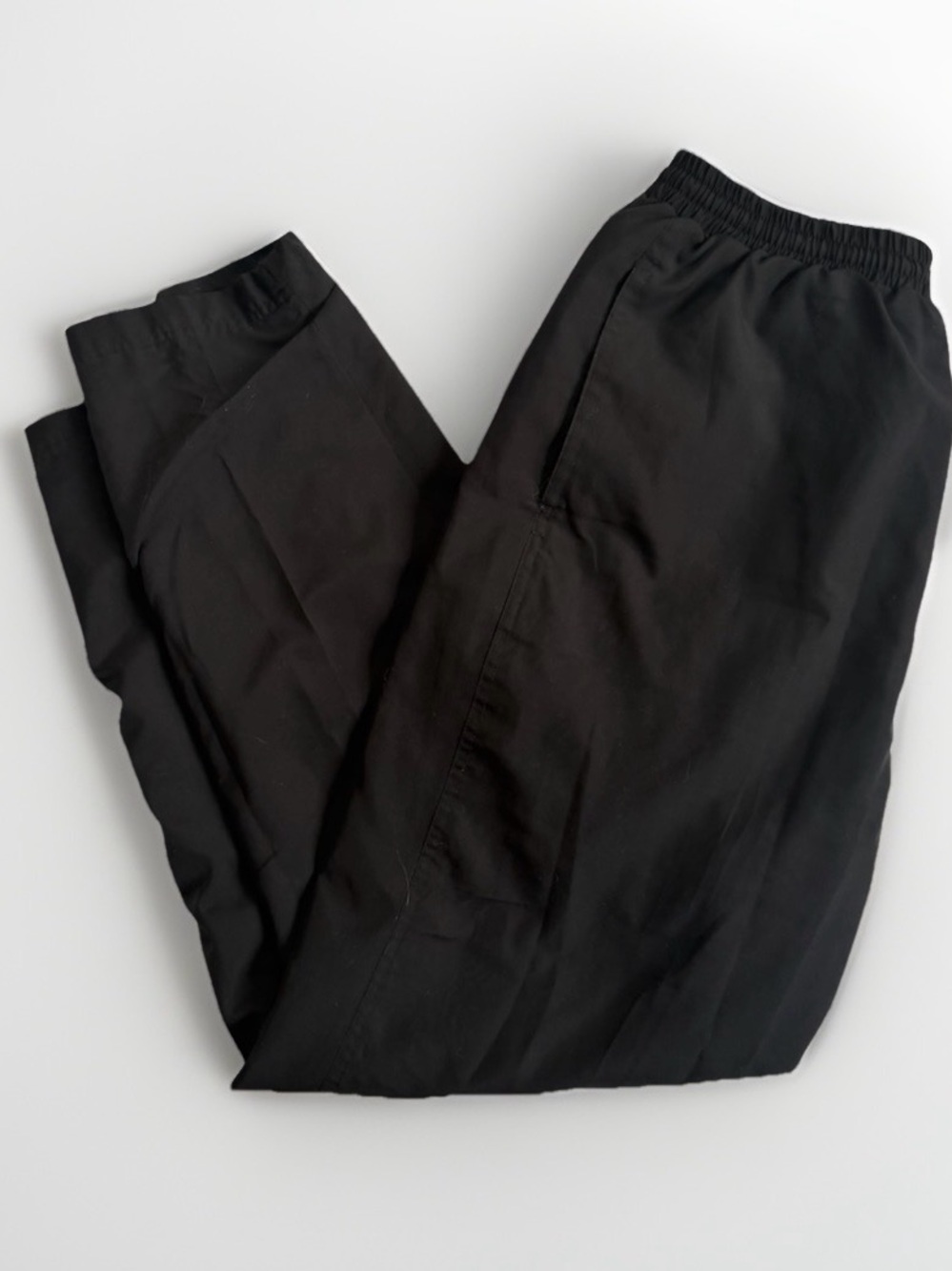 Vintage 80s 90s Windbreaker Track Suit Bomber Jacket & Pants Script Pattern L - Picture 8 of 16